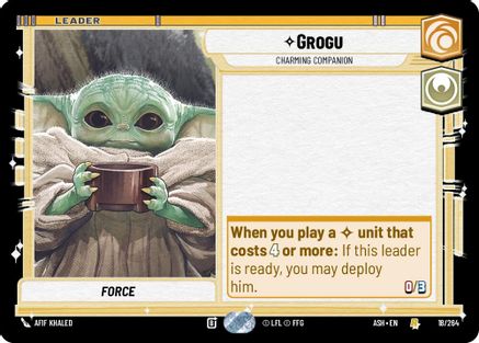 Image of Grogu - Charming Companion (18/264) - Ashes of the Empire
