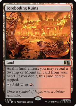 Image of Foreboding Ruins (MSC-244) - Commander: Marvel Super Heroes