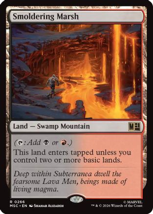 Image of Smoldering Marsh (MSC-266) - Commander: Marvel Super Heroes