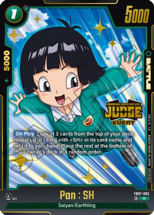 Image of Pan : SH (Judge Pack (Event Judge) 05) (FB07-063) - Tournament and Championship Promos Holofoil