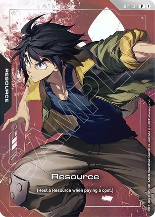 Image of Resource (RP-034) (Premium Accessory Set - Mobile Suit Gundam: Iron-Blooded Orphans) (RP-034) - Promotional Resource Tokens Holofoil