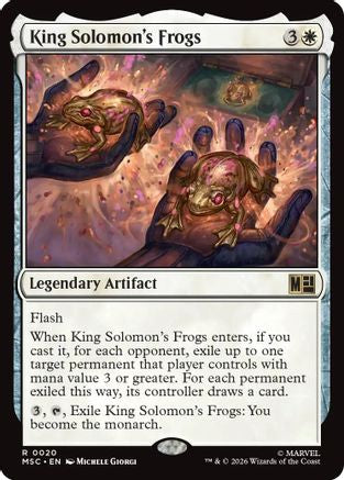 Image of King Solomon's Frogs (MSC-020) - Commander: Marvel Super Heroes