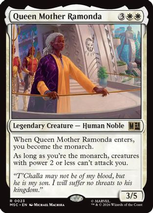 Image of Queen Mother Ramonda (MSC-023) - Commander: Marvel Super Heroes