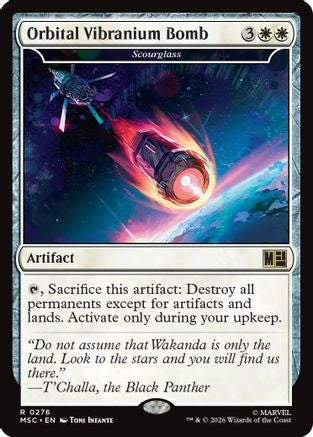 Image of Orbital Vibranium Bomb - Scourglass (MSC-276) - Commander: Marvel Super Heroes