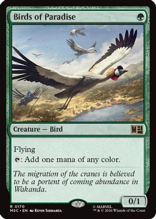 Image of Birds of Paradise (MSC-170) - Commander: Marvel Super Heroes