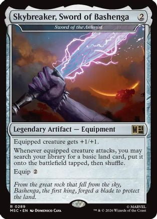 Image of Skybreaker, Sword of Bashenga - Sword of the Animist (MSC-289) - Commander: Marvel Super Heroes