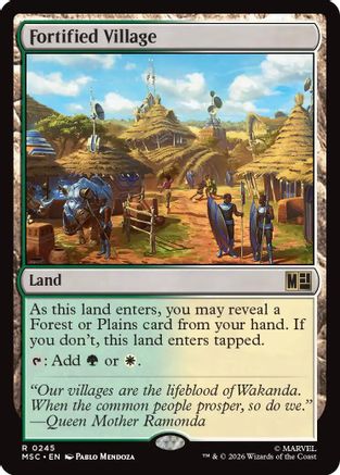 Image of Fortified Village (MSC-245) - Commander: Marvel Super Heroes