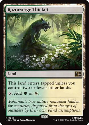 Image of Razorverge Thicket (MSC-259) - Commander: Marvel Super Heroes