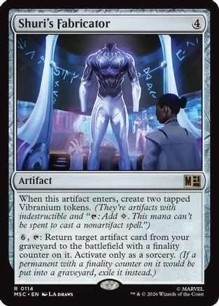 Image of Shuri's Fabricator (Surge Foil) (MSC-114) - Commander: Marvel Super Heroes Foil