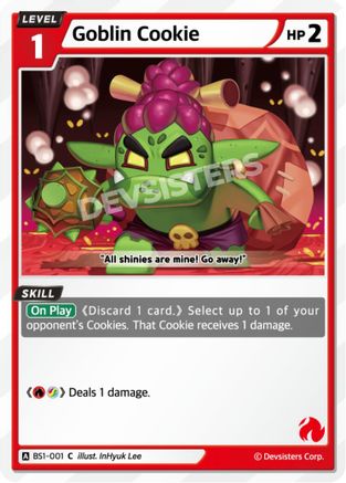 Image of Goblin Cookie (BS1-001) - Brave Beginning
