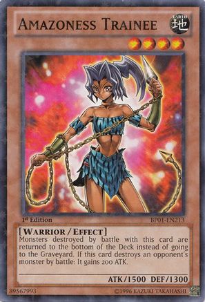 Image of Amazoness Trainee (Starfoil) (BP01-EN213) - Battle Pack: Epic Dawn 1st Edition