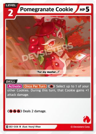 Image of Pomegranate Cookie (BS1-008) - Brave Beginning Foil