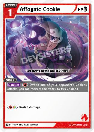 Image of Affogato Cookie (SEC) (BS1-009) - Brave Beginning Foil