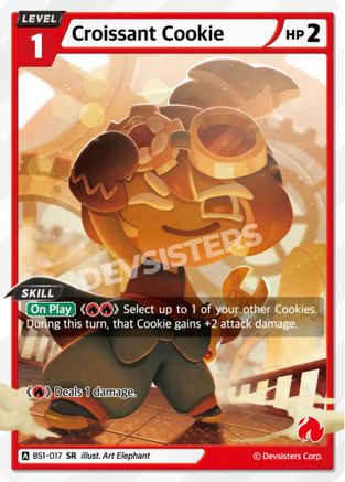 Image of Croissant Cookie (BS1-017) - Brave Beginning Foil