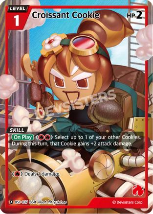 Image of Croissant Cookie (SSR) (BS1-017) - Brave Beginning Foil