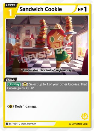 Image of Sandwich Cookie (BS1-034) - Brave Beginning
