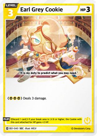 Image of Earl Grey Cookie (SEC) (BS1-040) - Brave Beginning Foil
