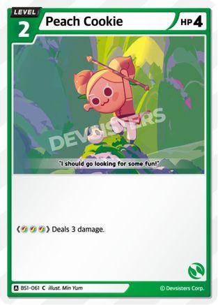 Image of Peach Cookie (BS1-061) - Brave Beginning
