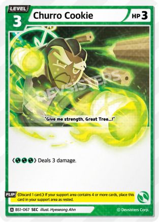 Image of Churro Cookie (SEC) (BS1-067) - Brave Beginning Foil