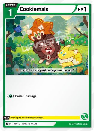 Image of Cookiemals (BS1-069) - Brave Beginning