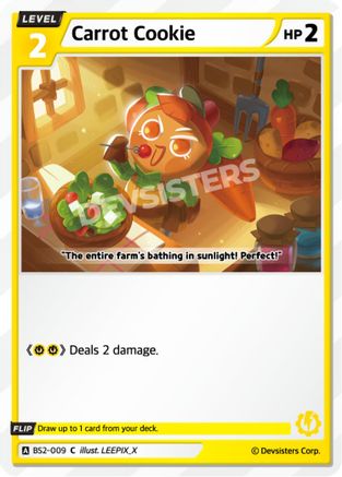 Image of Carrot Cookie (BS2-009) - Brave Beginning