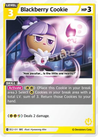 Image of Blackberry Cookie (SEC) (BS2-011) - Brave Beginning Foil