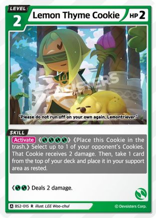 Image of Lemon Thyme Cookie (BS2-015) - Brave Beginning Foil