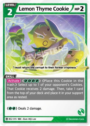 Image of Lemon Thyme Cookie (SEC) (BS2-015) - Brave Beginning Foil