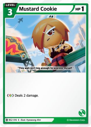 Image of Mustard Cookie (BS2-016) - Brave Beginning
