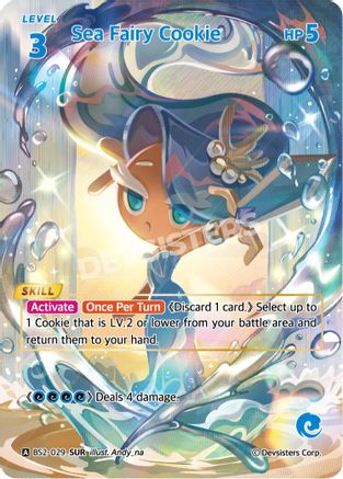 Image of Sea Fairy Cookie (SUR) (BS2-029) - Brave Beginning Foil