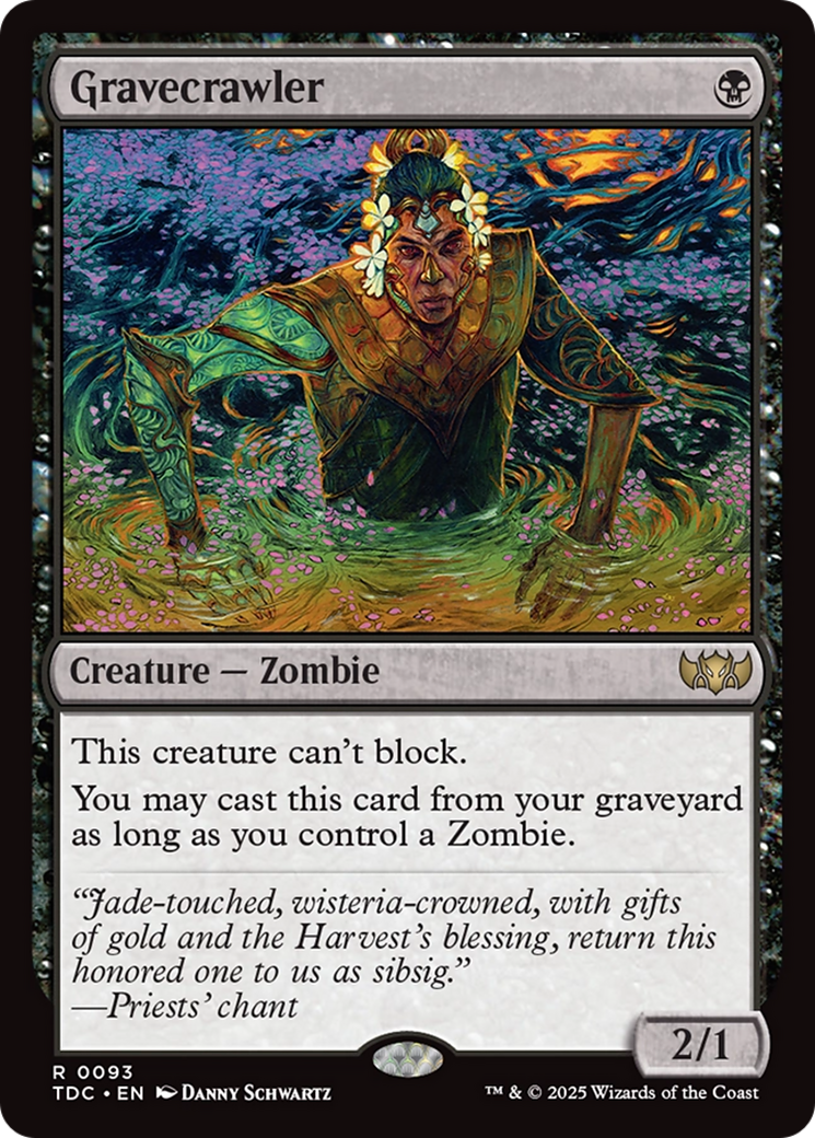 Image of Gravecrawler (TDC-093) - Commander: Tarkir: Dragonstorm
