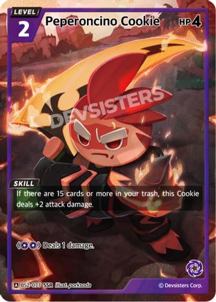 Image of Peperoncino Cookie (SSR) (BS2-073) - Brave Beginning Foil