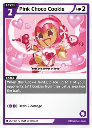 Image of Pink Choco Cookie (BS2-074) - Brave Beginning
