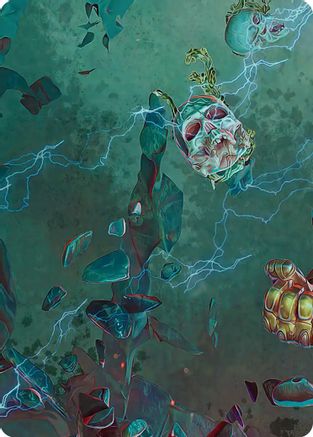 Image of Thanos, the Mad Titan Art Card (4/9) (AAMSH-004) - Art Series: Marvel Super Heroes