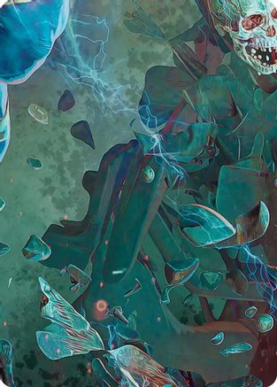 Image of Thanos, the Mad Titan Art Card (6/9) (AAMSH-006) - Art Series: Marvel Super Heroes