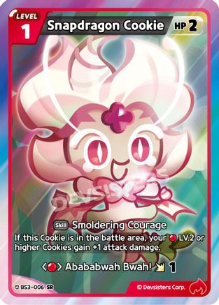 Image of Snapdragon Cookie (BS3-006) - Age of Heroes and Kingdoms Foil