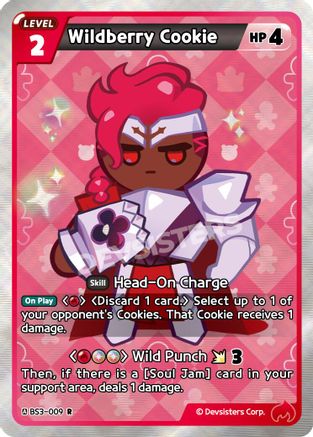 Image of Wildberry Cookie (009) (BS3-009) - Age of Heroes and Kingdoms Foil