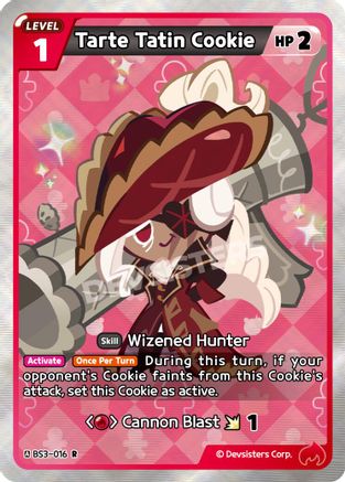 Image of Tarte Tatin Cookie (BS3-016) - Age of Heroes and Kingdoms Foil