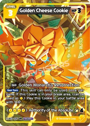 Image of Golden Cheese Cookie (BS3-025) - Age of Heroes and Kingdoms Foil