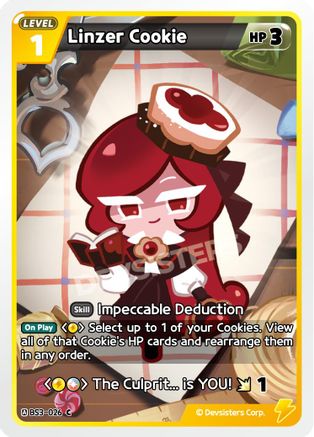 Image of Linzer Cookie (BS3-026) - Age of Heroes and Kingdoms