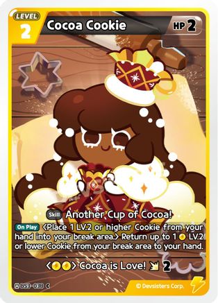 Image of Cocoa Cookie (BS3-038) - Age of Heroes and Kingdoms