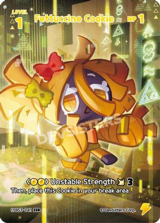 Image of Fettuccine Cookie (SSR) (BS3-041) - Age of Heroes and Kingdoms Foil