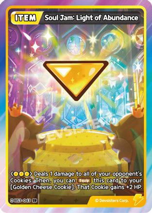 Image of Soul Jam: Light of Abundance (BS3-043) - Age of Heroes and Kingdoms Foil