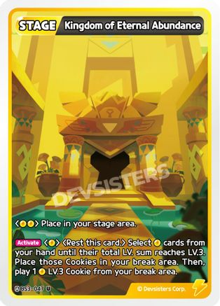 Image of Kingdom of Eternal Abundance (BS3-047) - Age of Heroes and Kingdoms