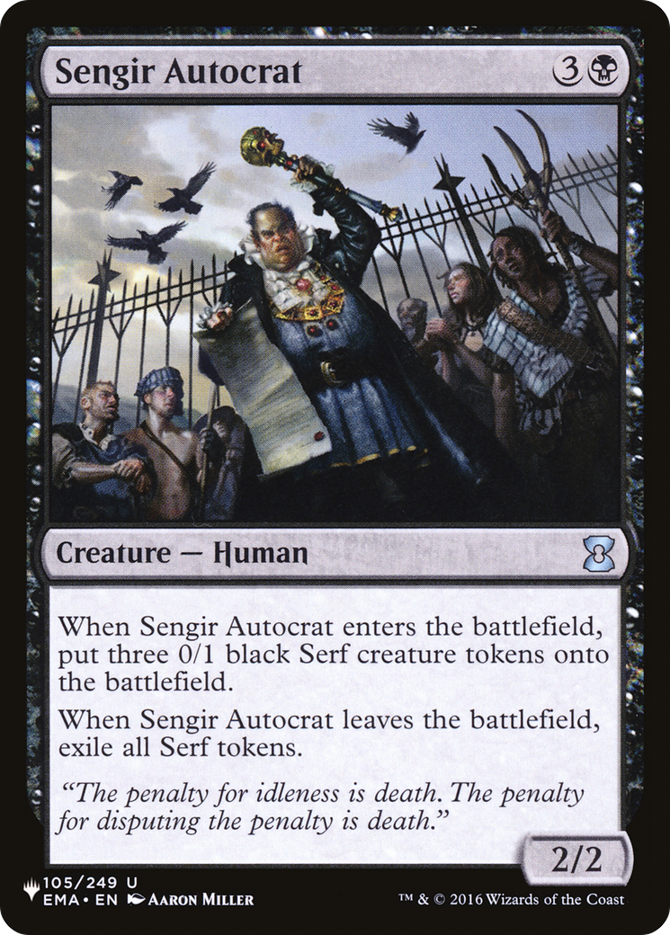 Image of Sengir Autocrat (LIST-EMA-105) - The List