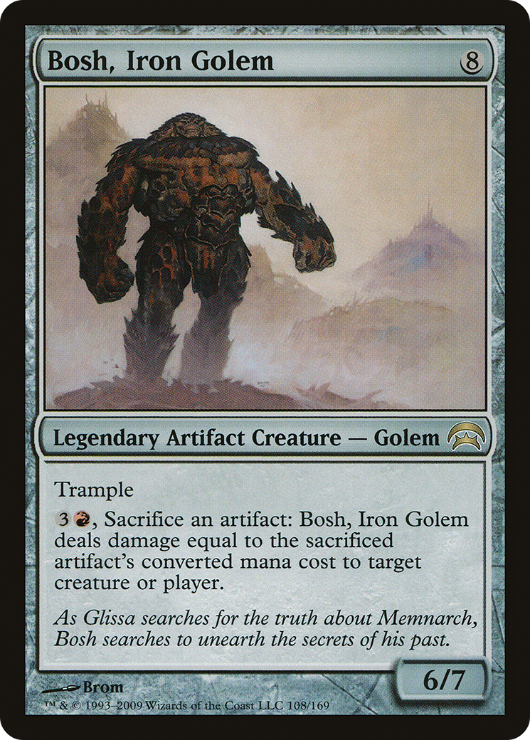 Image of Bosh, Iron Golem (HOP-108) - Planechase