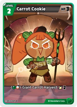 Image of Carrot Cookie (BS3-049) - Age of Heroes and Kingdoms