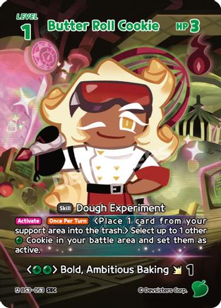 Image of Butter Roll Cookie (SEC) (BS3-053) - Age of Heroes and Kingdoms Foil