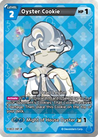 Image of Oyster Cookie (BS3-081) - Age of Heroes and Kingdoms Foil