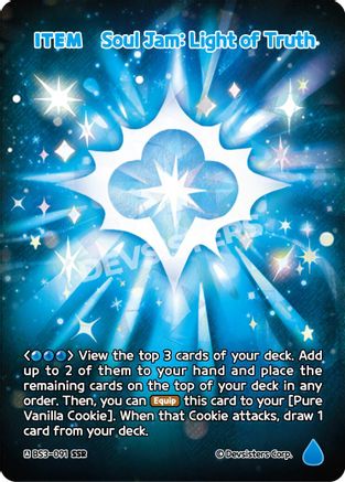 Image of Soul Jam: Light of Truth (SSR) (BS3-091) - Age of Heroes and Kingdoms Foil
